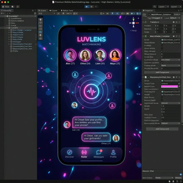 LuvLens UI Template